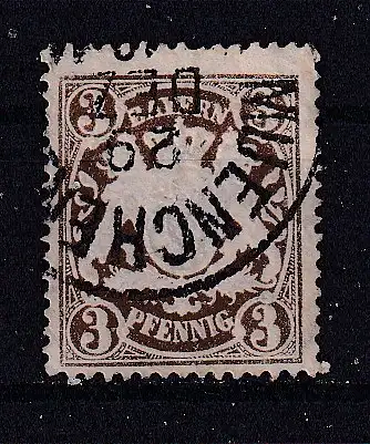 Altdeutschland Bayern  Nr 60 Gestempelt (Posten)