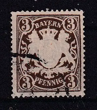 Altdeutschland Bayern  Nr 60 Gestempelt (Posten)