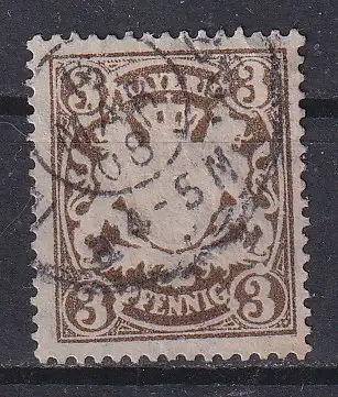 Altdeutschland Bayern  Nr 60 Gestempelt (Posten)