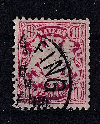 Altdeutschland Bayern  Nr 48 Gestempelt (Posten)