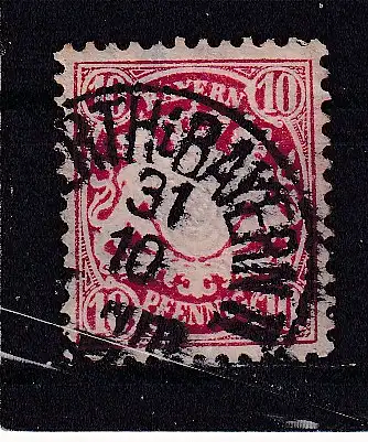 Altdeutschland Bayern  Nr 48 Gestempelt (Posten)