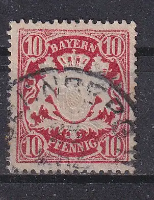 Altdeutschland Bayern  Nr 48 Gestempelt (Posten)