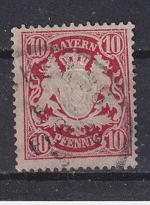 Altdeutschland Bayern  Nr 48 Gestempelt (Posten)