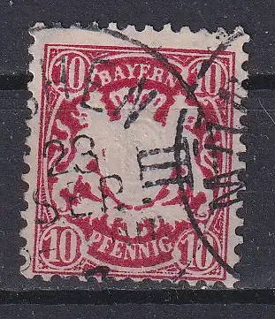Altdeutschland Bayern  Nr 56 Gestempelt (Posten)