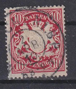 Altdeutschland Bayern  Nr 56 Gestempelt (Posten)