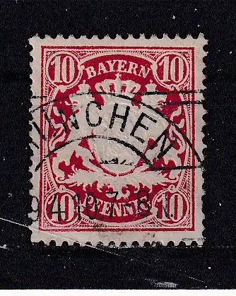 Altdeutschland Bayern  Nr 56 Gestempelt (Posten)