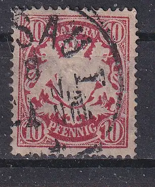 Altdeutschland Bayern  Nr 56 Gestempelt (Posten)