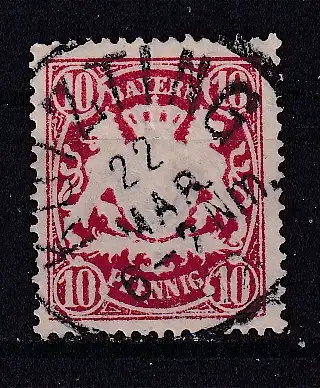 Altdeutschland Bayern  Nr 56 Gestempelt (Posten)