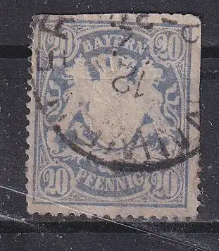 Altdeutschland Bayern  Nr 50 Gestempelt (Posten)