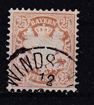 Altdeutschland Bayern  Nr 62 Gestempelt (Posten)