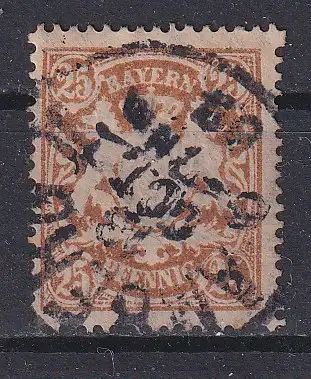 Altdeutschland Bayern  Nr 62 Gestempelt (Posten)