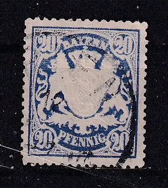 Altdeutschland Bayern  Nr 62 Gestempelt (Posten)