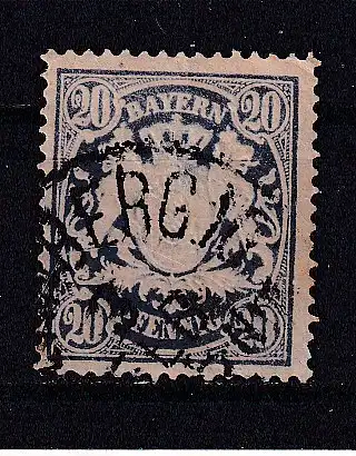 Altdeutschland Bayern  Nr 62 Gestempelt (Posten)