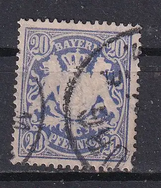 Altdeutschland Bayern  Nr 62 Gestempelt (Posten)