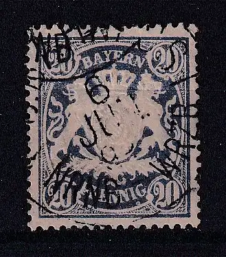 Altdeutschland Bayern  Nr 62 Gestempelt (Posten)