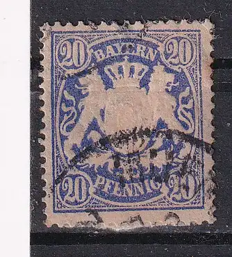 Altdeutschland Bayern  Nr 62 Gestempelt (Posten)