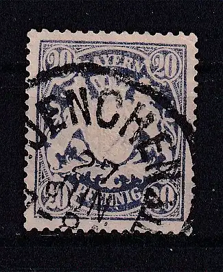 Altdeutschland Bayern  Nr 62 Gestempelt (Posten)