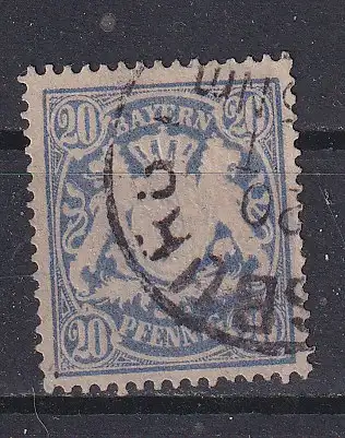 Altdeutschland Bayern  Nr 62 Gestempelt (Posten)