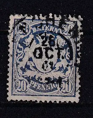 Altdeutschland Bayern  Nr 62 Gestempelt (Posten)