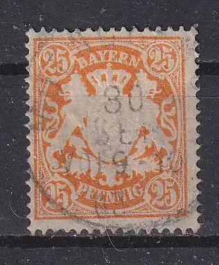 Altdeutschland Bayern  Nr 62 Gestempelt (Posten)