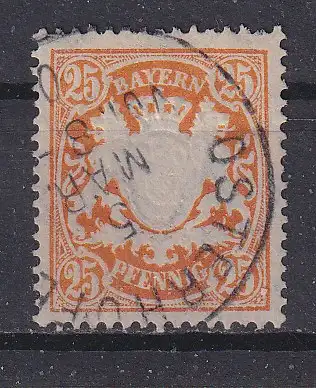 Altdeutschland Bayern  Nr 62 Gestempelt (Posten)