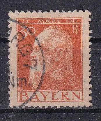 Altdeutschland Bayern  Nr 81 Gestempelt (Posten)