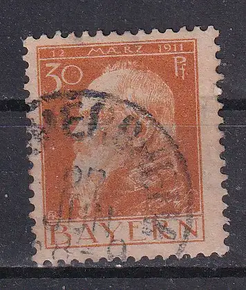 Altdeutschland Bayern  Nr 81 Gestempelt (Posten)