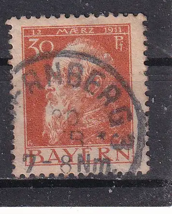 Altdeutschland Bayern  Nr 81 Gestempelt (Posten)
