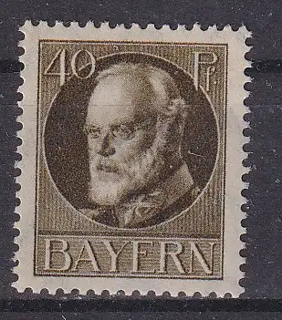 Altdeutschland Bayern  Nr 100 Falz / Gummimängel / *