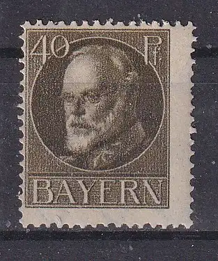 Altdeutschland Bayern  Nr 100 Falz / Gummimängel / *