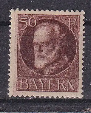 Altdeutschland Bayern  Nr 101 Falz / Gummimängel / *