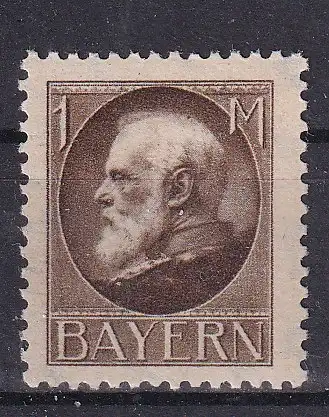 Altdeutschland Bayern  Nr 104 Falz / Gummimängel / *