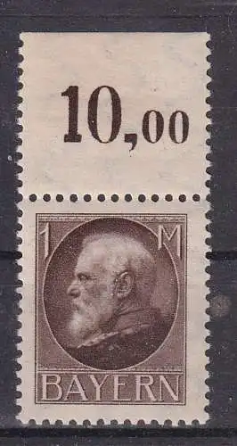 Altdeutschland Bayern  Nr 104 Falz / Gummimängel / *