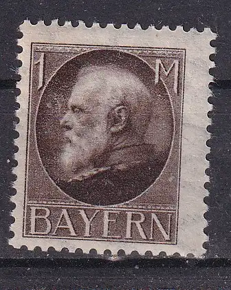 Altdeutschland Bayern  Nr 104 Falz / Gummimängel / *