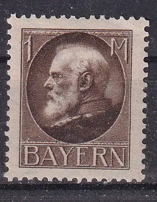 Altdeutschland Bayern  Nr 104 Falz / Gummimängel / *