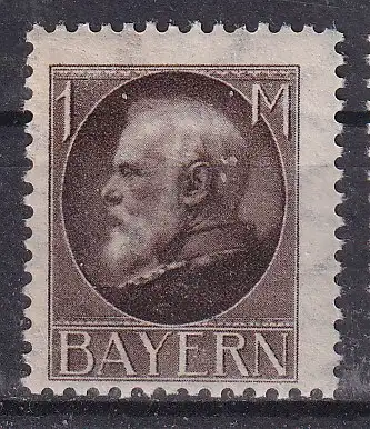 Altdeutschland Bayern  Nr 104 Falz / Gummimängel / *