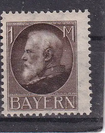 Altdeutschland Bayern  Nr 104 Falz / Gummimängel / *