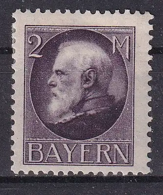 Altdeutschland Bayern  Nr 105 Falz / Gummimängel / *