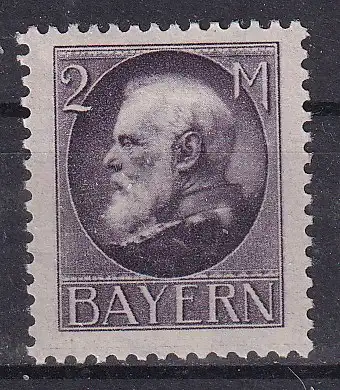 Altdeutschland Bayern  Nr 105 Falz / Gummimängel / *
