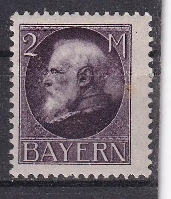 Altdeutschland Bayern  Nr 105 Falz / Gummimängel / *