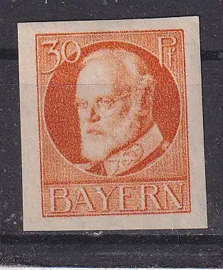 Altdeutschland Bayern  Nr 99 Falz / Gummimängel / *