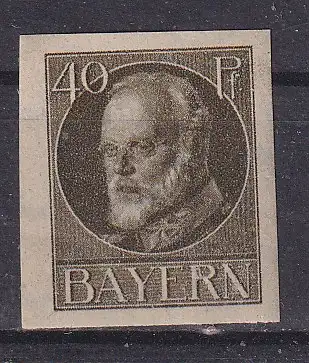 Altdeutschland Bayern  Nr 100 Falz / Gummimängel / *