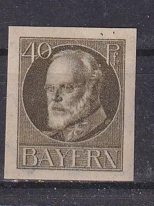 Altdeutschland Bayern  Nr 100 Falz / Gummimängel / *