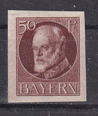 Altdeutschland Bayern  Nr 101 Falz / Gummimängel / *