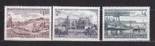 Österreich  Nr 1373/75 Postfrisch / **
