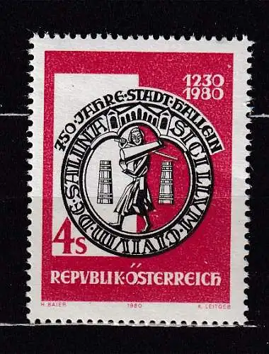 Österreich  Nr 1637 Postfrisch / **