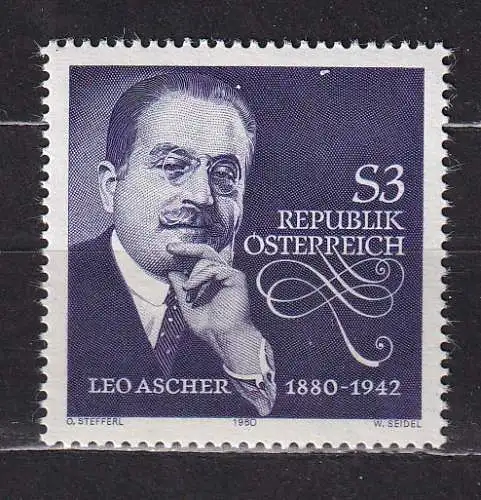 Österreich  Nr 1650 Postfrisch / **