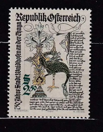 Österreich  Nr 1658 Postfrisch / **