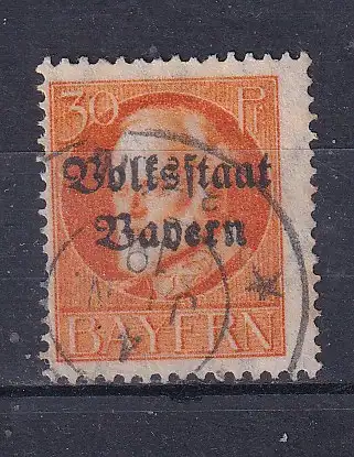 Altdeutschland Bayern  Nr 123 Gestempelt (Posten)