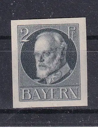 Altdeutschland Bayern  Nr 110 B Falz / Gummimängel / *